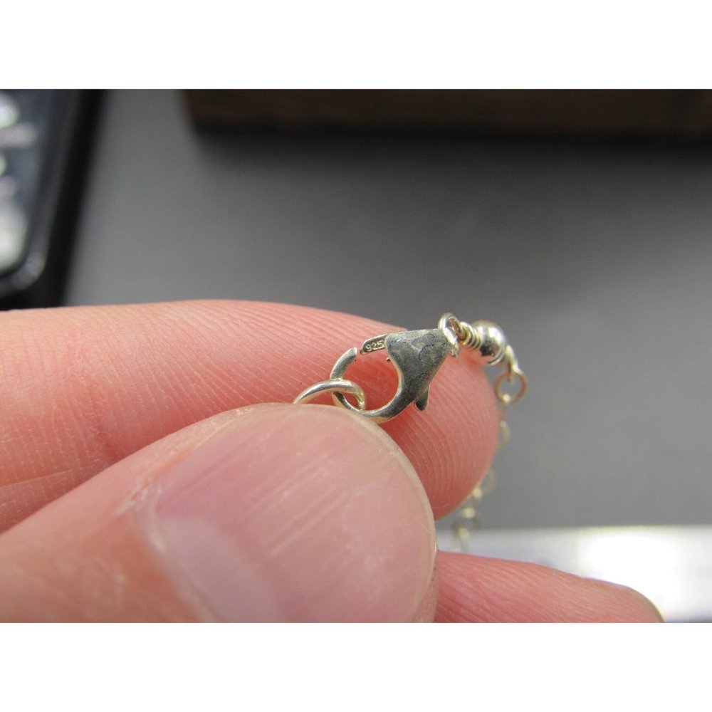 18" Sterling Silver Interlocking Infinity Symbols… - image 4